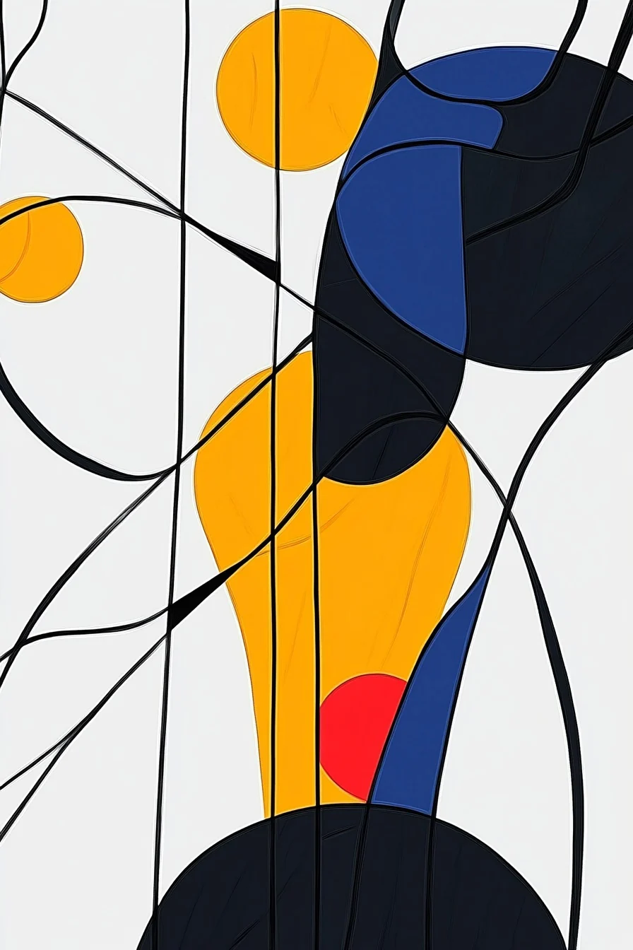 Abstract artwork from the Hotelya.art library, portrait 2:3