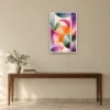 Pastel Orbits art print on a wall