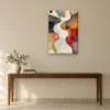 Soft Currents canvas on a wall