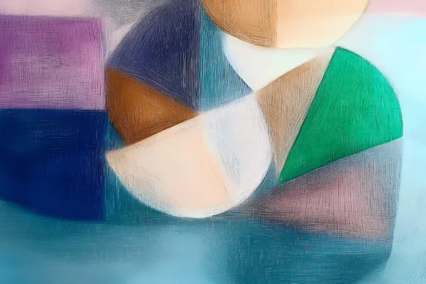 Blue Hour Circles, the art itself (Mediterranean Light)