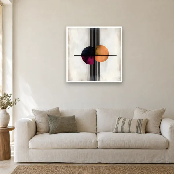 hy-shop-hy-0011-p-03-v1 Eclipse Lines art print on a wall