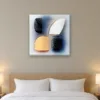 Stone and Gold canvas on a wall