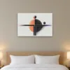 Horizon Dots art print on a wall