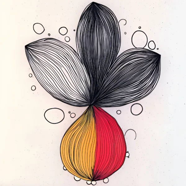 Gold Petals, the art itself (Garden Bloom)