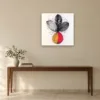Gold Petals art print on a wall