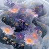 Lavender Cloud, the art itself (Garden Bloom)