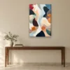 Garden Shapes canvas on a wall