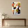 Autumn Leaves art print on a wall
